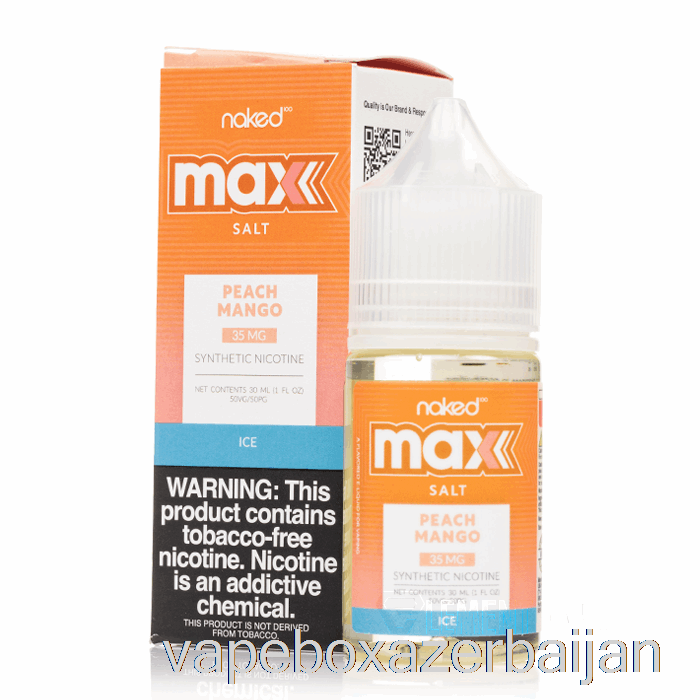 Vape Baku ICE Peach Mango - Naked MAX Salt - 30mL 35mg